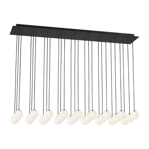 Visual Comfort SLCH587 Orbet 27-lt 45" LED Chandelier - Nightshade Black