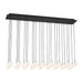 Visual Comfort SLCH587 Orbet 27-lt 45" LED Chandelier - Nightshade Black