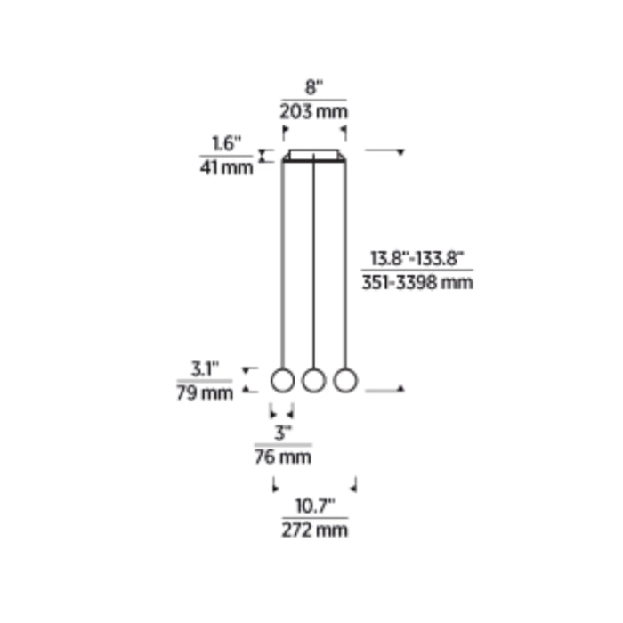 Visual Comfort SLCH588 Orbet 4-lt 11" LED Chandelier