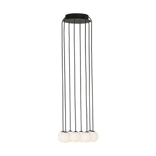 Visual Comfort SLCH590 Orbet 8-lt 11" LED Chandelier - Nightshade Black