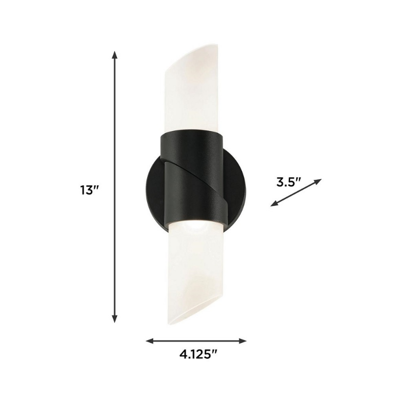 AFX SLCS0413LAJUD Slice 2-lt 13" Tall LED Wall Sconce