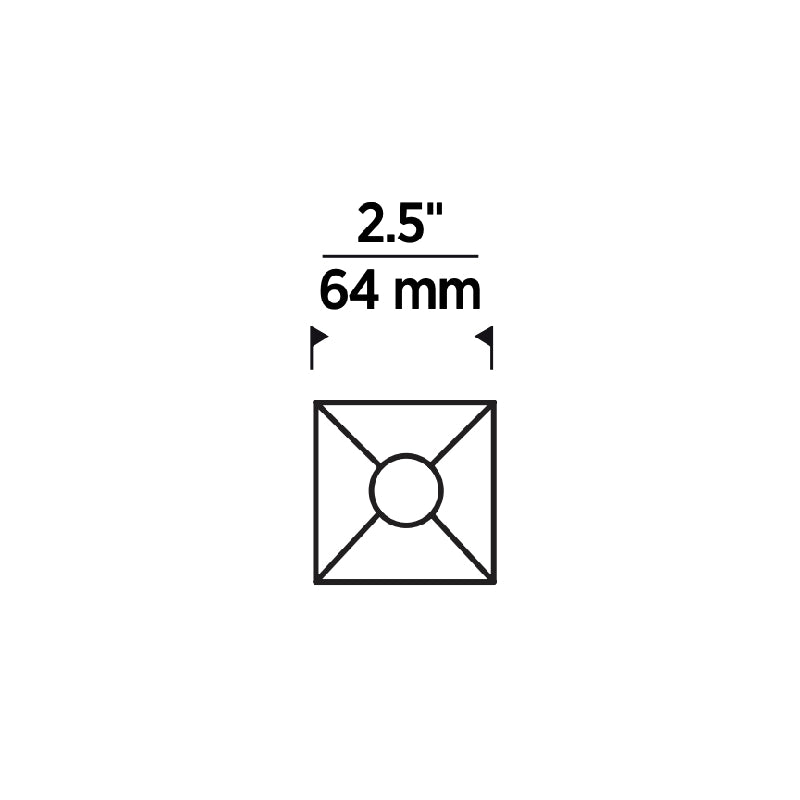 Entra ENCL2SR CL 2" 12W LED Square Flangeless Remodel Downlight