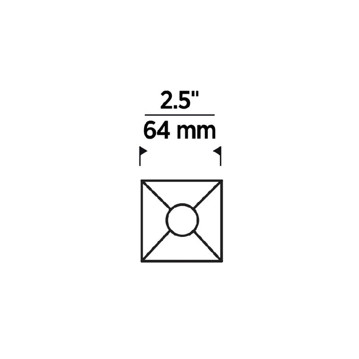 Entra ENCL2SR CL 2" 12W LED Square Flangeless Remodel Downlight