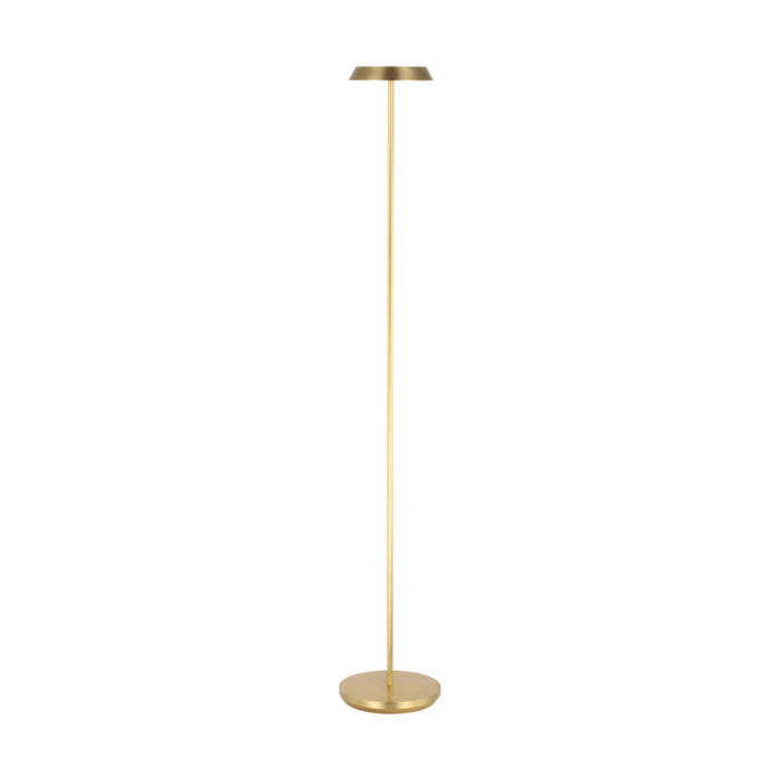 Visual Comfort SLFL536 Tepa 1-lt 49" Tall LED Rechargeable Floor Lamp - Hand Rubbed Antique Brass