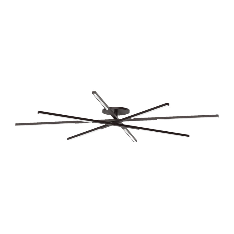 Visual Comfort SLFM565 Cityscape X-Grande 60" LED Flush Mount - Bronze