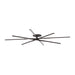 Visual Comfort SLFM565 Cityscape X-Grande 60" LED Flush Mount - Bronze