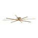 Visual Comfort SLFM56627 Cityscape Grande 48" LED Flush Mount - Hand Rubbed Antique Brass