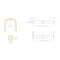 Core SLQ-25 SLINQ 4.4W/ft IP65 24V Flexible 360º Round Neon LED Strip, Arch