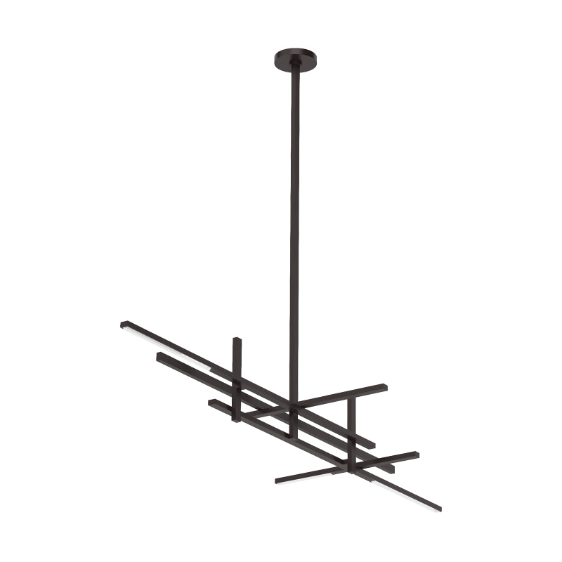 Visual Comfort SLLS562 Cityscape 70" LED Chandelier - Bronze