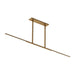 Visual Comfort SLLS568 Cityscape 72" LED X-Large Linear Chandelier - Hand Rubbed Antique Brass
