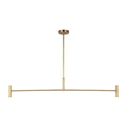 Visual Comfort SLLS571 Ponte 50" LED Chandelier - Hand Rubbed Antique Brass