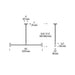 Visual Comfort SLLS571 Ponte 50" LED Chandelier
