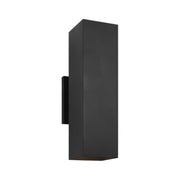Visual Comfort SLO1132 Pohl 2-lt 19" Tall Outdoor Large Wall Lantern - Textured Black