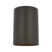 Visual Comfort SLO1141 Cylinders 1-lt 7" Outdoor Small Wall Lantern - Textured Black