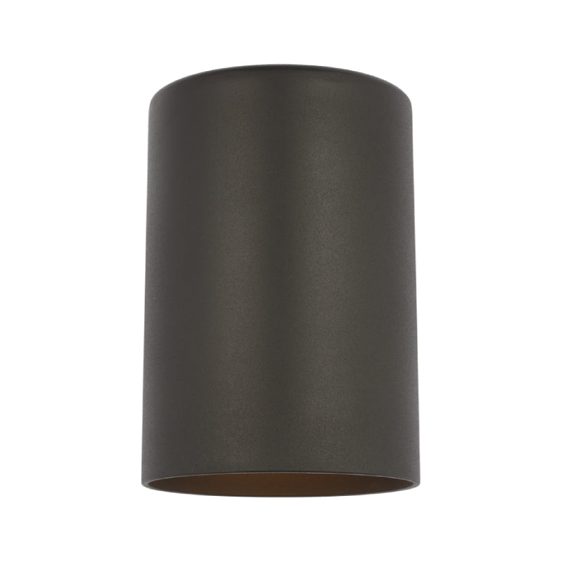 Visual Comfort SLO1141 Cylinders 1-lt 7" Outdoor Small Wall Lantern - Textured Black
