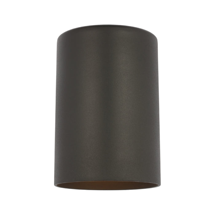 Visual Comfort SLO1141 Cylinders 1-lt 7" Outdoor Small Wall Lantern - Textured Black
