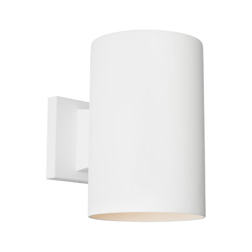 Visual Comfort SLO1161 Cylinders 1-lt 9" Tall Outdoor Medium Wall Lantern - Outdoor Textured White