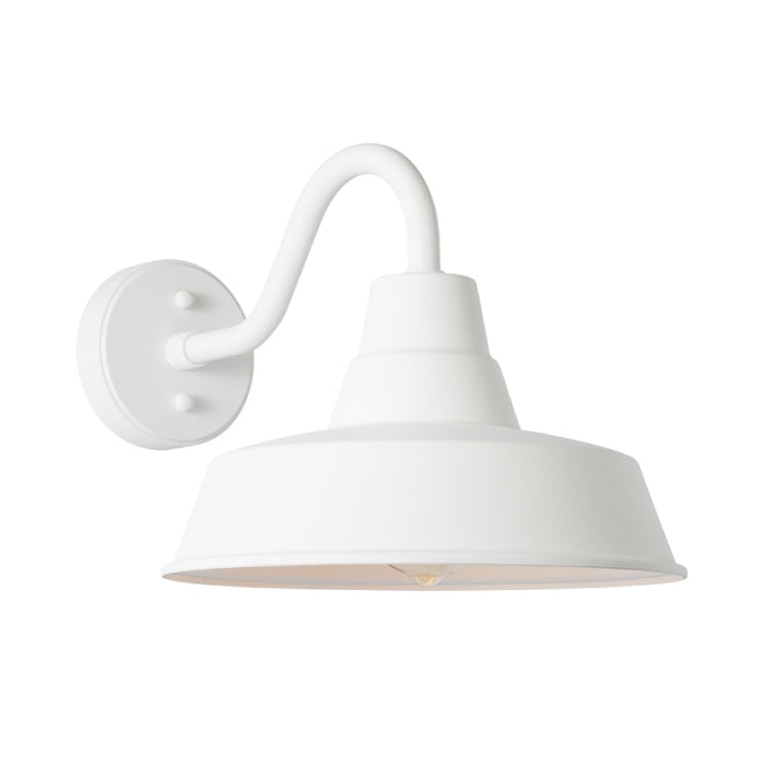 Visual Comfort SLO1191 Barn Light 1-lt 12" Outdoor Medium Wall Lantern - Outdoor Textured White