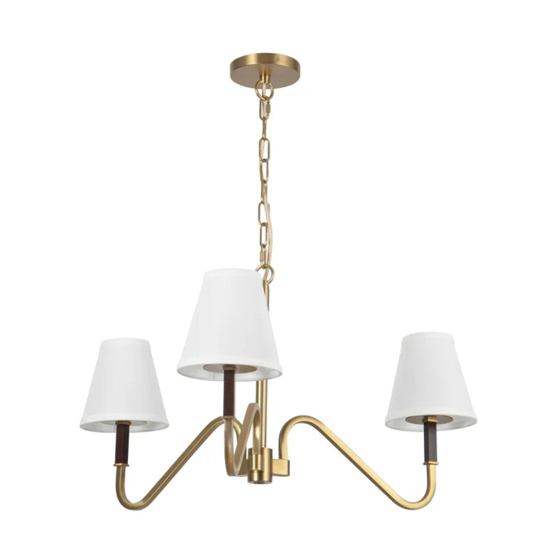 Alora Mood CH445330 Sloan 3-lt 30" Chandelier-Brushed Gold
