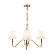 Alora Mood CH445330 Sloan 3-lt 30" Chandelier-Brushed Gold
