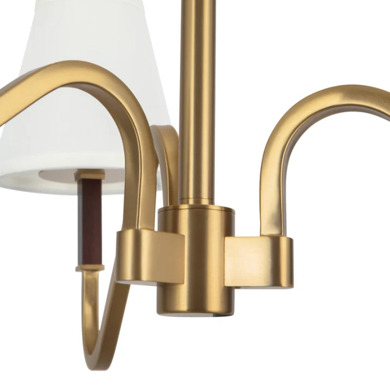 Alora Mood CH445330 Sloan 3-lt 30" Chandelier-Brushed Gold