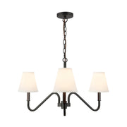 Alora Mood CH445330 Sloan 3-lt 30" Chandelier-Matte Black