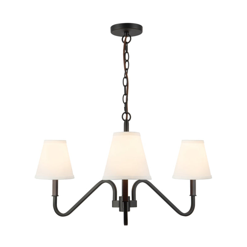 Alora Mood CH445330 Sloan 3-lt 30" Chandelier-Matte Black