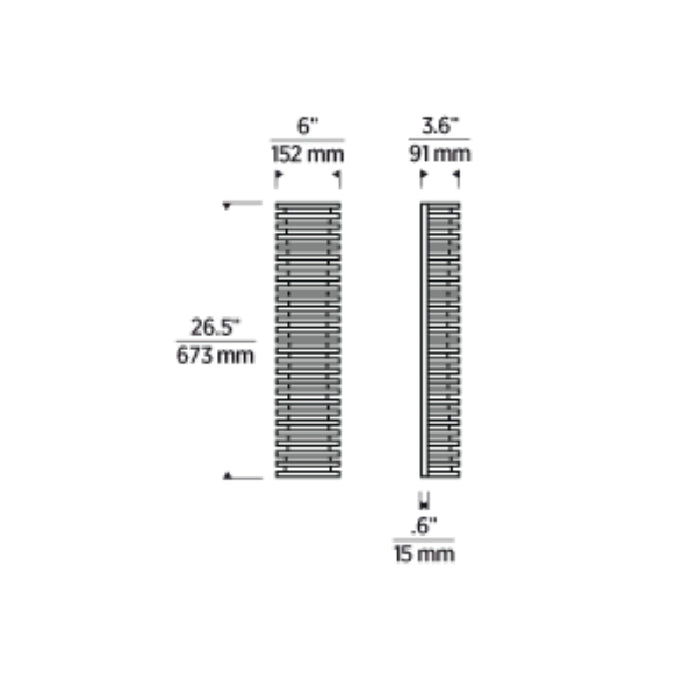 Visual Comfort SLOWS717 Quoddy 1-lt 27" Tall LED Outdoor Wall Sconce