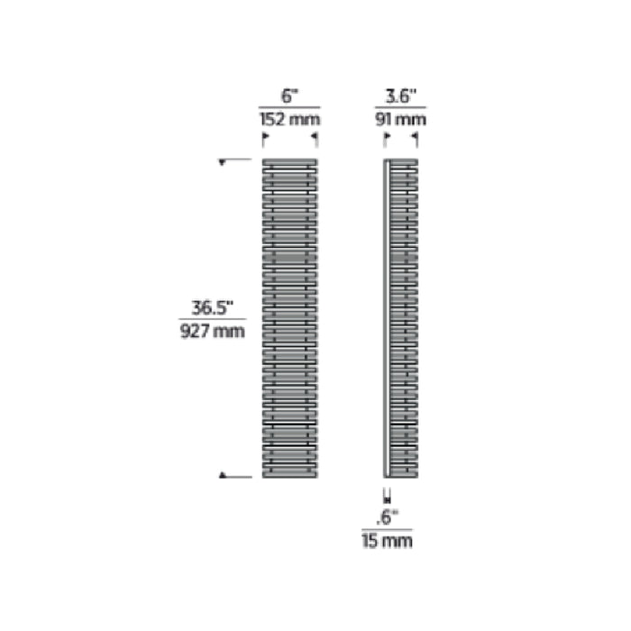 Visual Comfort SLOWS718 Quoddy 1-lt 37" Tall LED Outdoor Wall Sconce