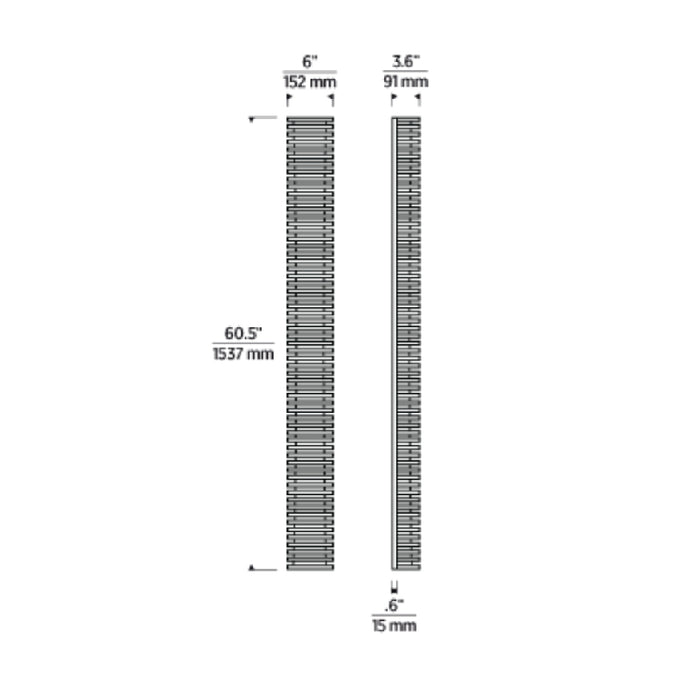 Visual Comfort SLOWS720 Quoddy 1-lt 61" Tall LED Outdoor Wall Sconce