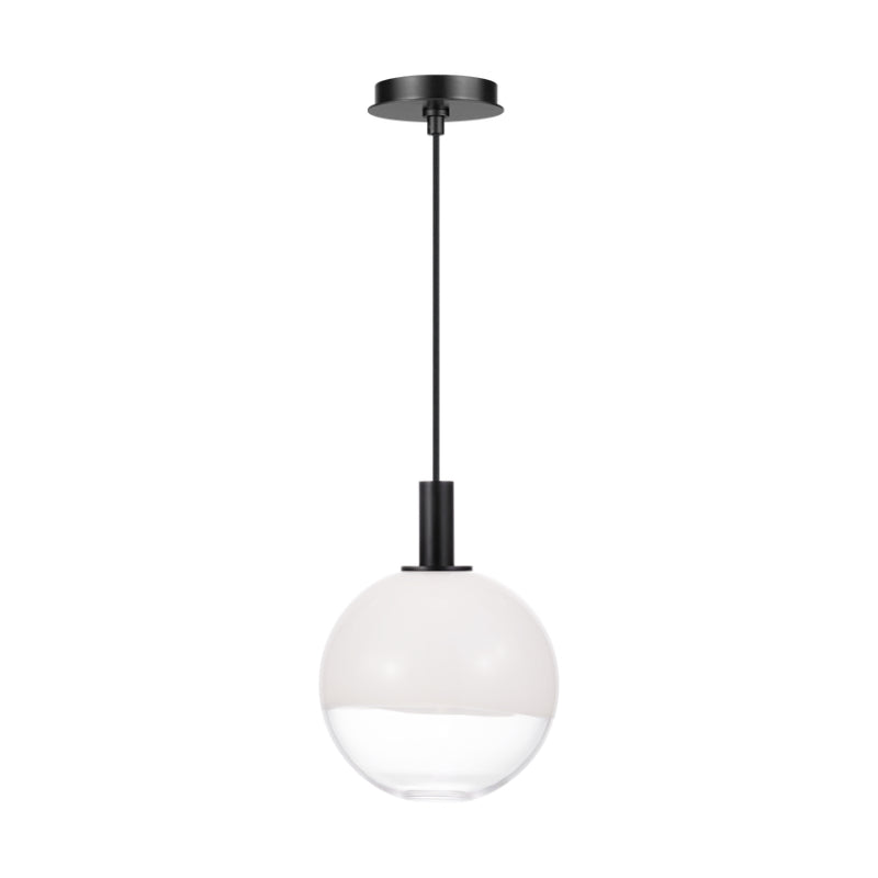 Visual Comfort SLP1001 Torian 1-lt 9" LED Small Pendant - Aged Iron