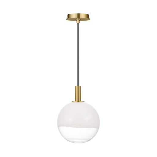 Visual Comfort SLP1001 Torian 1-lt 9" LED Small Pendant - Burnished Brass