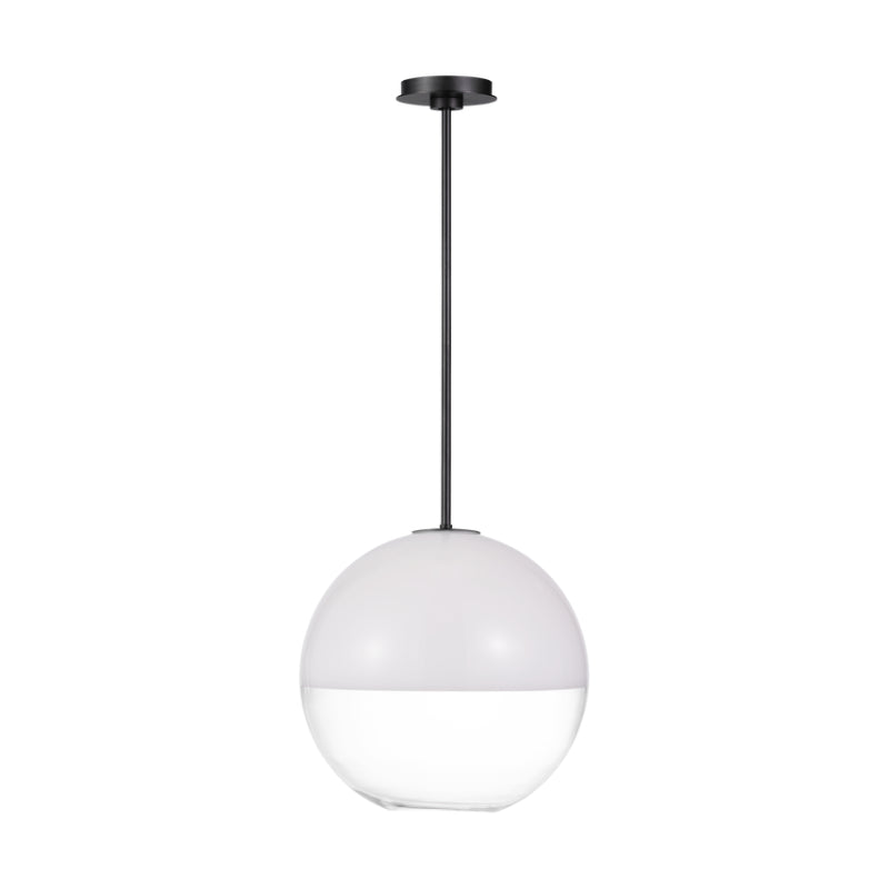 Visual Comfort SLP1011 Torian 1-lt 14" LED Medium Pendant - Aged Iron