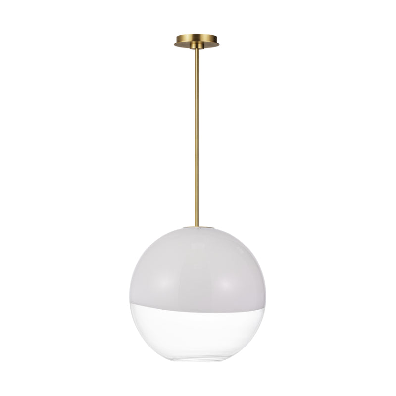 Visual Comfort SLP1011 Torian 1-lt 14" LED Medium Pendant - Burnished Brass