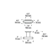 Visual Comfort SLPC626 Agra 1-lt 12" LED Picture Light