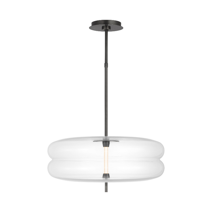 Visual Comfort SLPD31027C Shakkei 1-lt 22" LED Pendant - Bronze