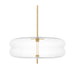Visual Comfort SLPD31027C Shakkei 1-lt 22" LED Pendant - Natural Brass