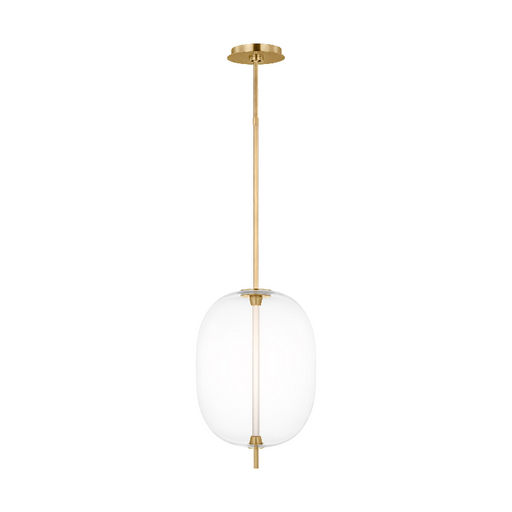 Visual Comfort SLPD31227C Heian 1-lt 13" LED Pendant - Natural Brass