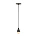 Visual Comfort SLPD511 Cupola Alabaster 1-lt 3" LED Pendant - Nightshade Black