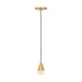 Visual Comfort SLPD511 Cupola Alabaster 1-lt 3" LED Pendant - Hand Rubbed Antique Brass