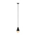 Visual Comfort SLPD512 Cupola Alabaster 1-lt 3" LED Pendant - Nightshade Black