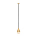 Visual Comfort SLPD512 Cupola Alabaster 1-lt 3" LED Pendant - Hand Rubbed Antique Brass
