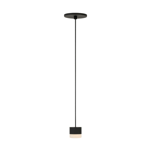 Visual Comfort SLPD518 Gable 1-lt 3" LED Pendant - Nightshade Black