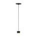 Visual Comfort SLPD518 Gable 1-lt 3" LED Pendant - Nightshade Black