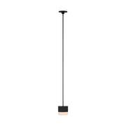 Visual Comfort SLPD519 Gable Alabaster 1-lt 3" LED Pendant - Nightshade Black