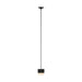 Visual Comfort SLPD519 Gable Alabaster 1-lt 3" LED Pendant - Nightshade Black