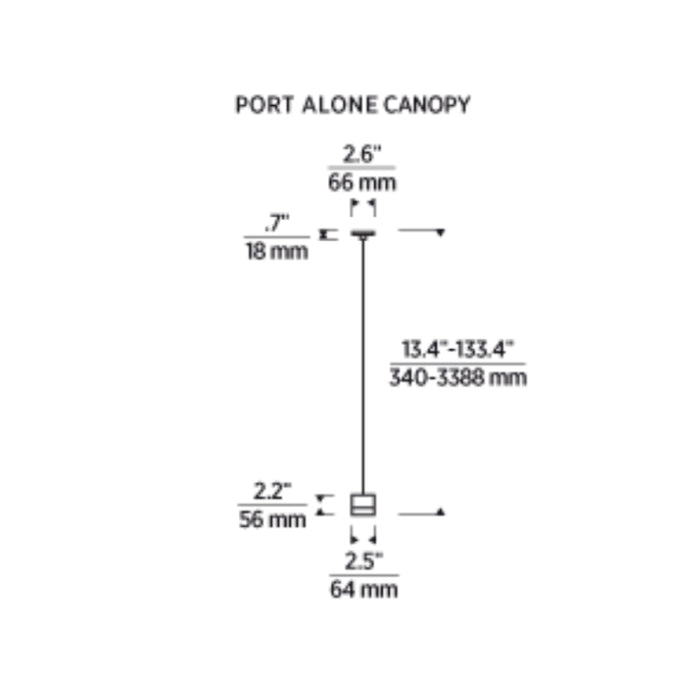 Visual Comfort SLPD519 Gable Alabaster 1-lt 3" LED Pendant