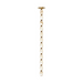 Visual Comfort SLPD551 Collier 2" LED Pendant with Surface Mount Driver - Antique Brass