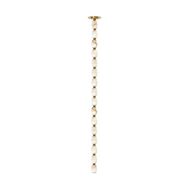 Visual Comfort SLPD552 Collier 2" LED Pendant with Surface Mount Driver - Hand Rubbed Antique Brass