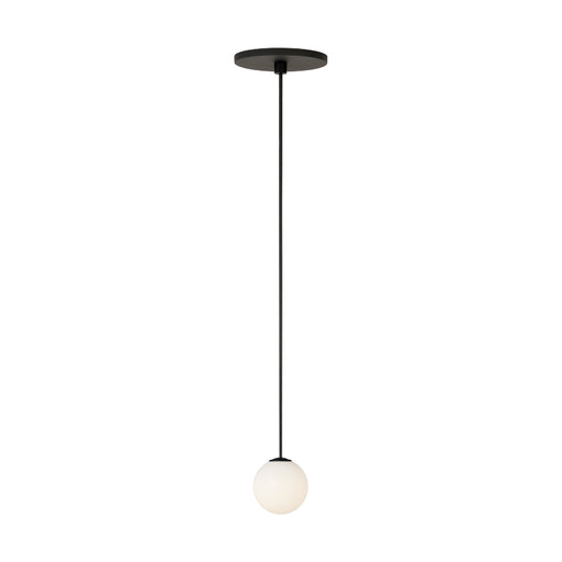 Visual Comfort SLPD585 Orbet 1-lt 3" LED Pendant - Nightshade Black